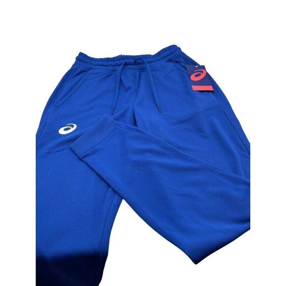 ASICS Women's Cuffed French Terry Jogger, Royal Blue, - Picture 2 of 11